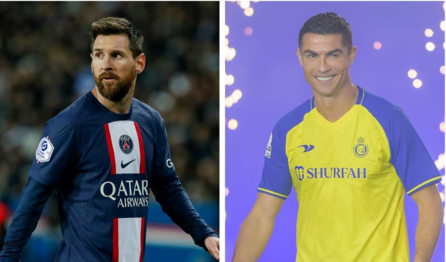 रोनाल्डो र मेस्सी भिड्दै